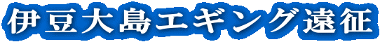 伊豆大島エギング遠征 